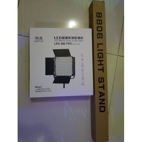 Led Video Light 660as Pro With Stand Item | Buy Led Video Light 660as Pro With Stand | SPOP Enterprise Global